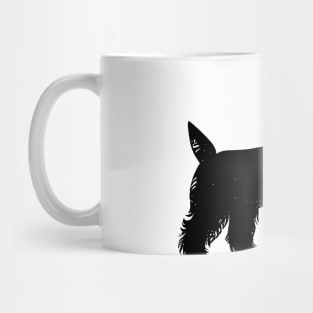 Little Poodle (Black Version) Mug